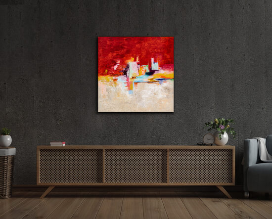 Papírnyomat - 70x70 cm - Théba elfoglalása